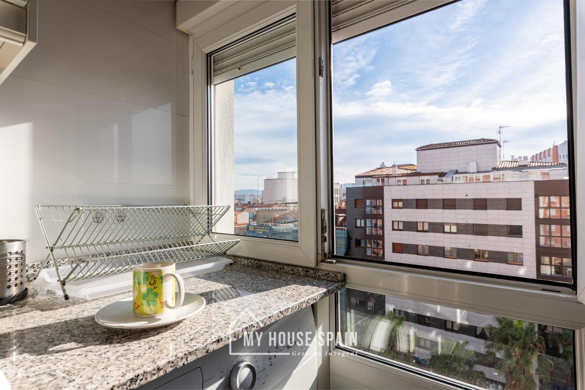 Myhousespain - Radiante Piso Junto A La Playa Gijón Exteriör bild